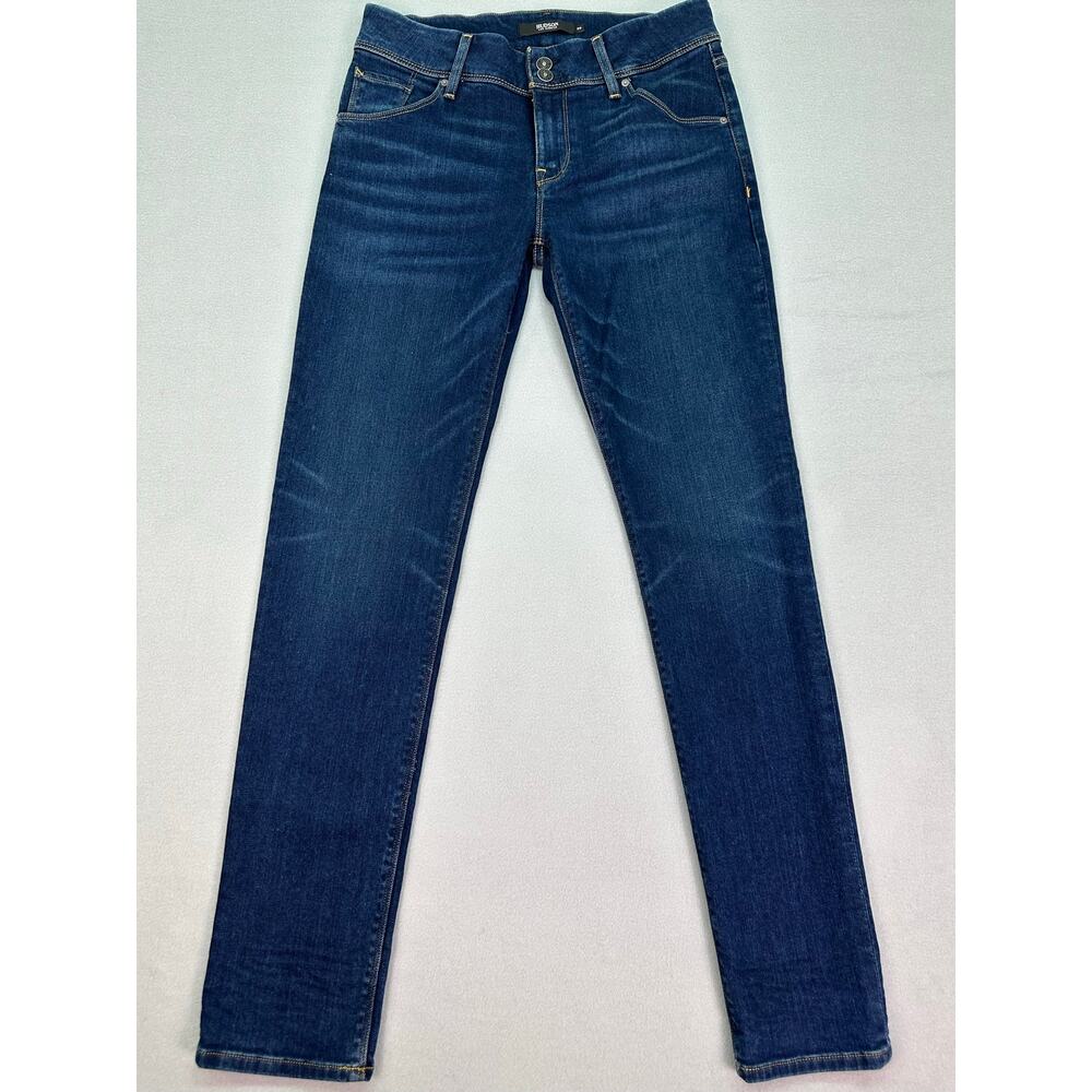 Hudson Park Skinny Jeans Women’s Dark Wash Mid Rise Stretch Denim Size 29 - Picture 2 of 13